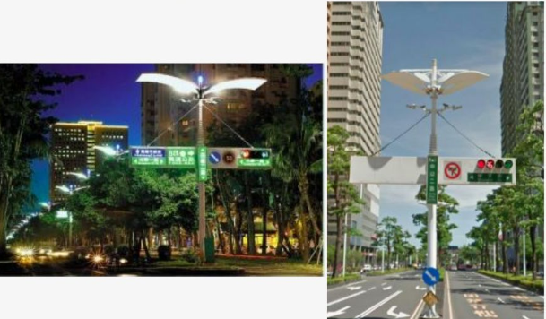道路交通合杆景（jǐng）觀路燈